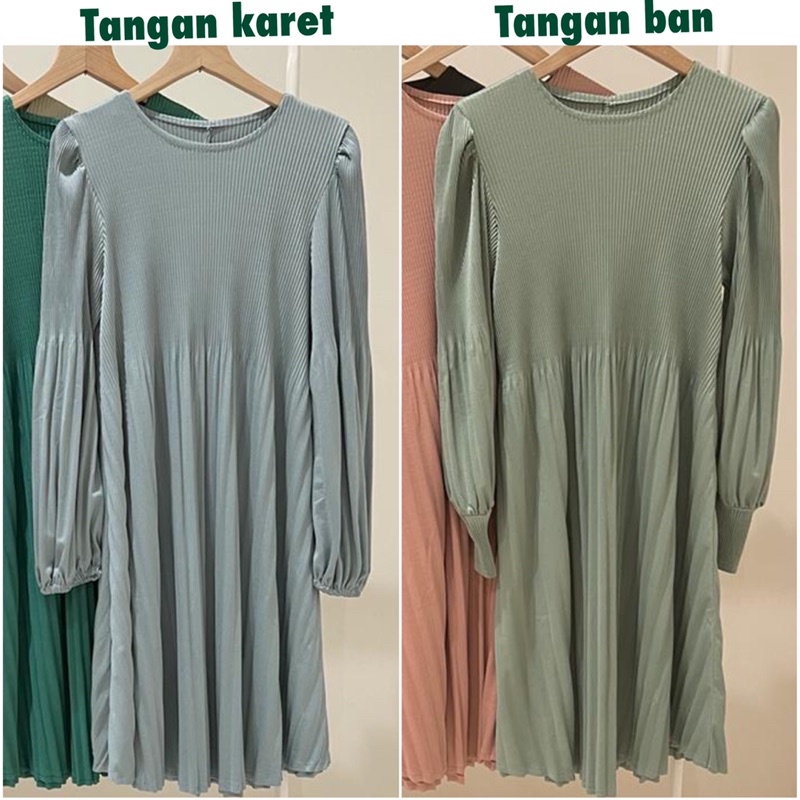 Beki pleats tunik / tunik plisket premium