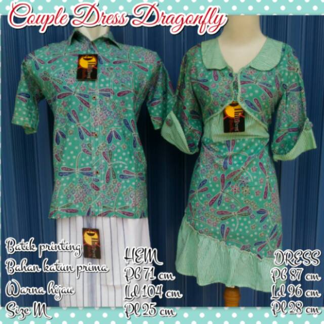 PROMO DISKON SALE Couple batik dress sarimbit batik dress jambi jakarta sumatera sumatra kalimantan