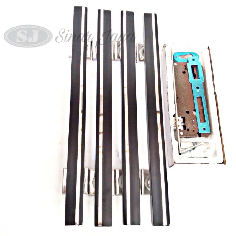 set handle pintu rumah minimali/gagang pintu/tarikan pintu stainless panjang 33cm 45cm