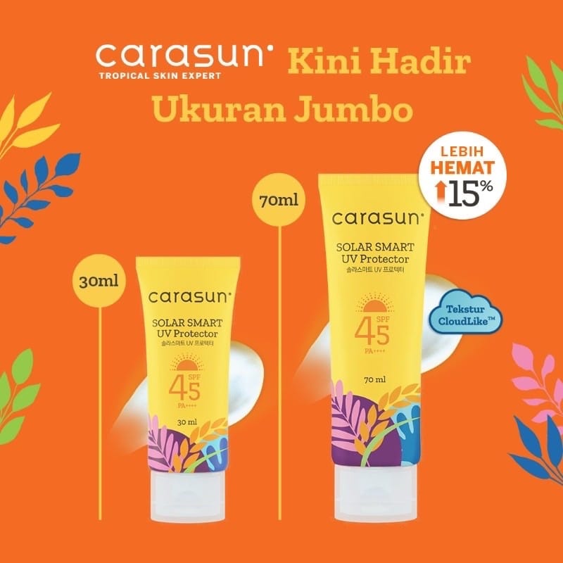 CARASUN Sunscreen Solar Smart SPF 45 PA++ 70ML