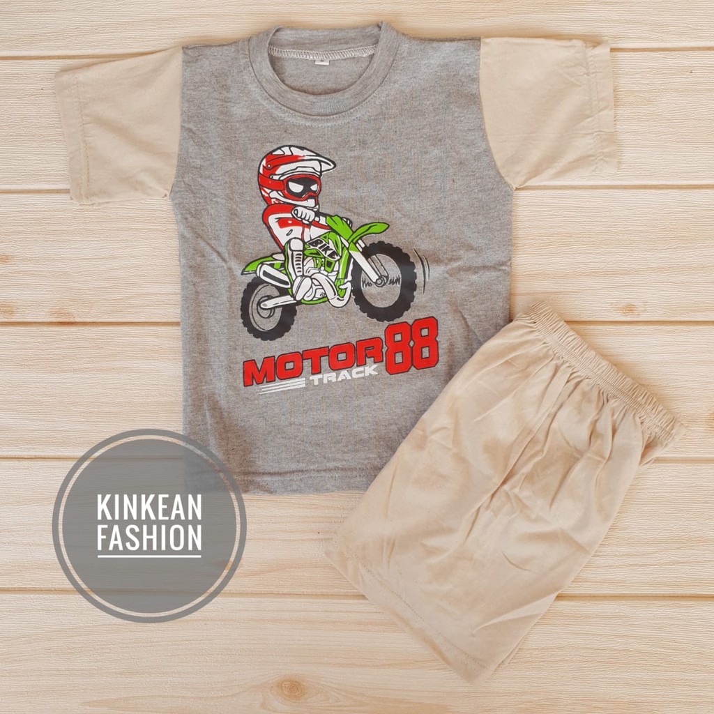 Setelan Kaos Anak / Baju Anak  Size S &quot;1-2 tahun&quot;