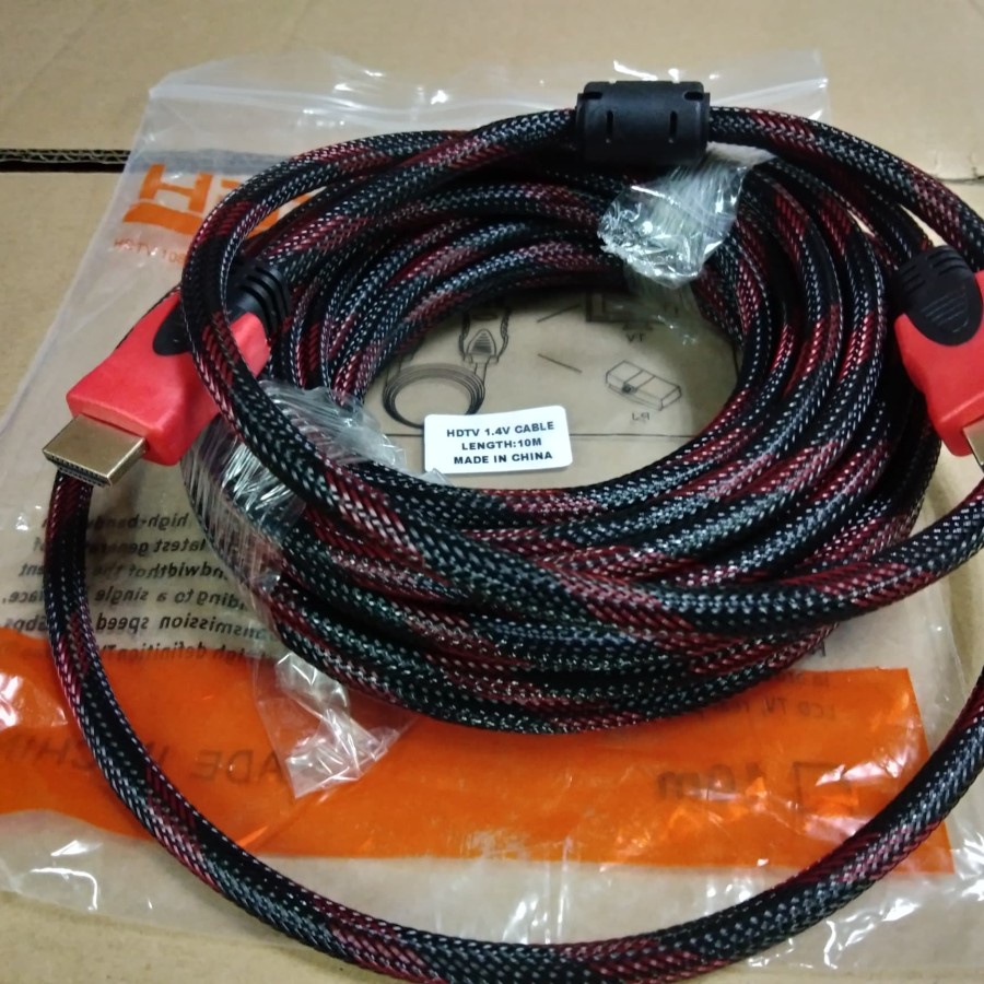 Kabel HDMI to HDMI 10Meter Jaring