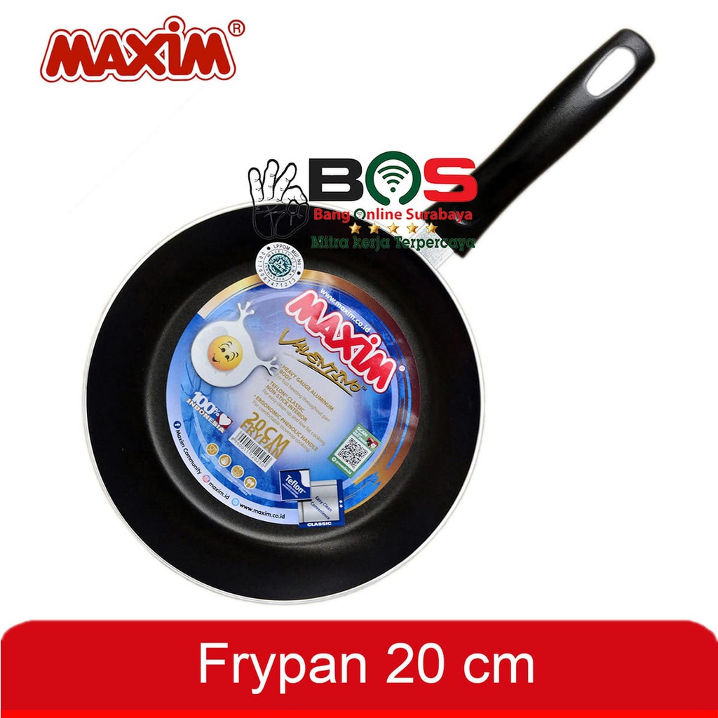 Frypan Teflon Wajan Anti Lengket Maxim Valentino 20CM Panci Penggoreng