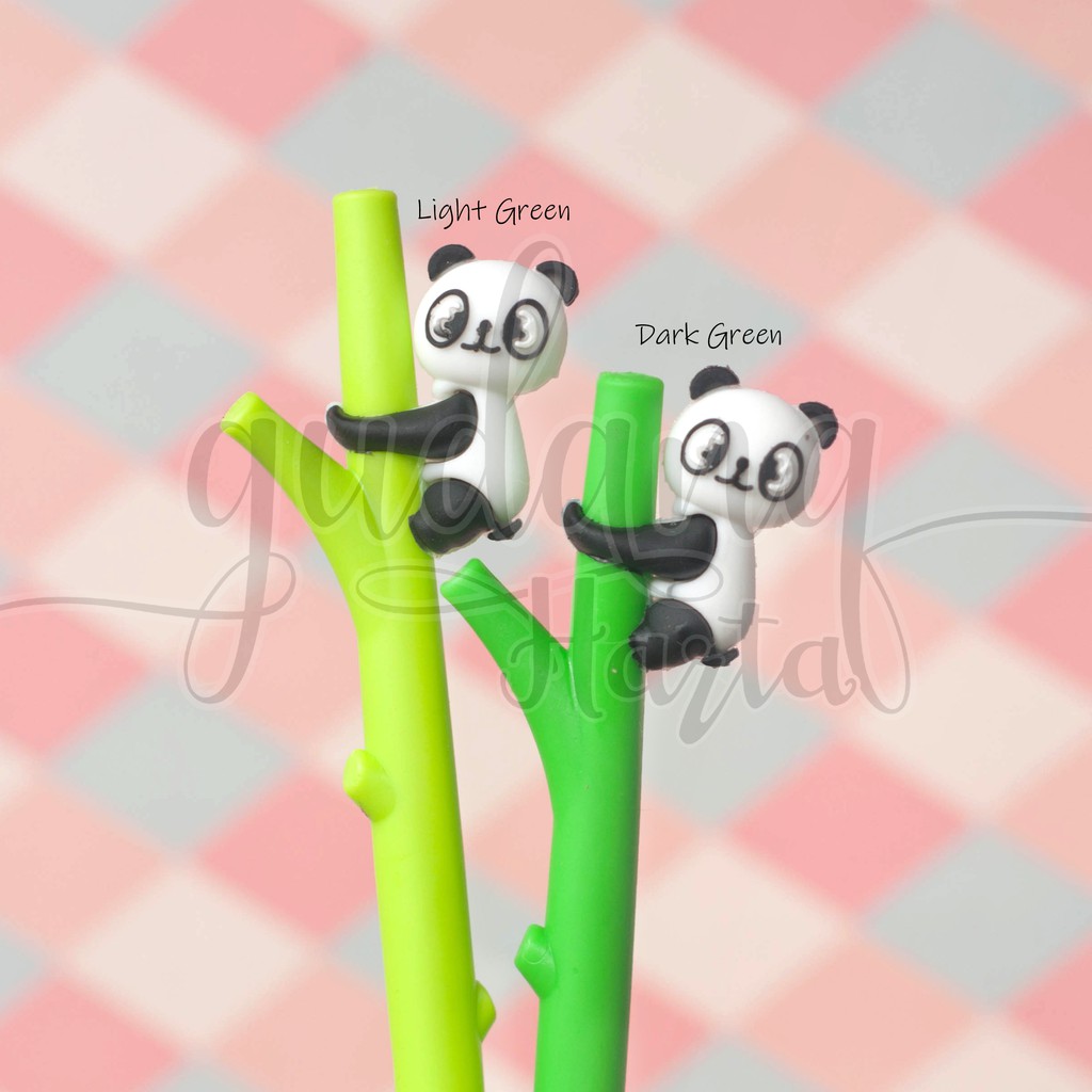 

Pulpen Gel Panda Bamboo Lucu Pena Unik Bolpen Ballpoint GC 307183