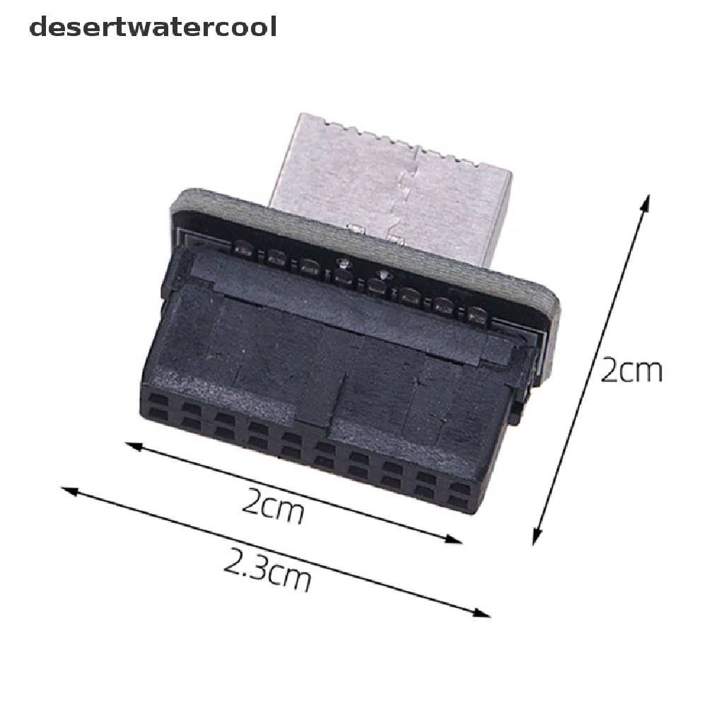 Deid Adapter Splitter Panel Depan Tipe-E Ke USB 3.0 19PIN Untuk Martijn