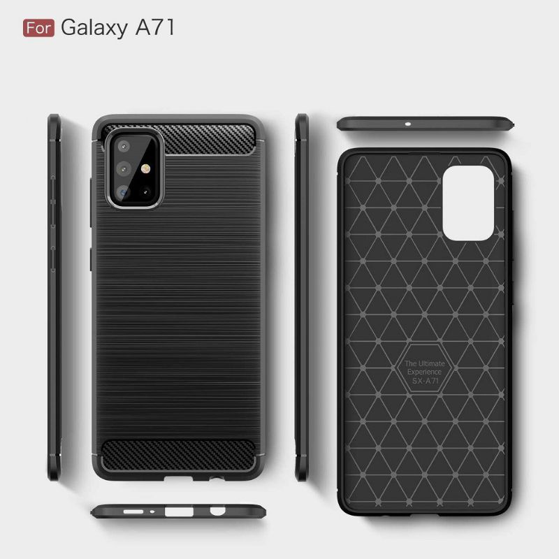 Softcase Ipaky Samsung A21/A31/A51/A71 Carbon fiber ipaky ultimatte