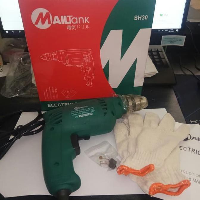MAILTANK SH 30 MESIN BOR 10 MM IMPACT DRILL MESIN BOR LISTRIK MAILTANK