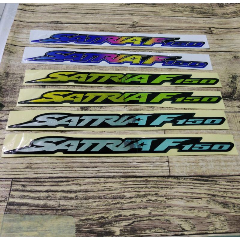 STICKER EMBLEM SATRIA 150 TIMBUL