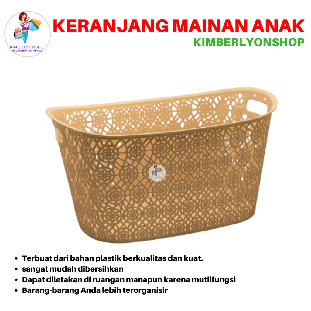 Keranjang Mainan anak Plastik Keranjang Serbaguna