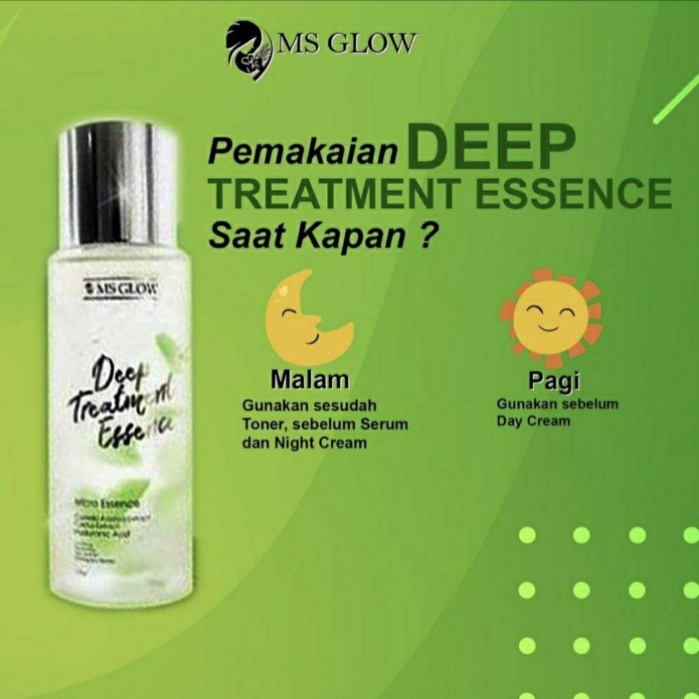 MS Glow Deep Treatment Essence Rumah Cantik 354 Essence yang dapat Memperbaiki Skin Barrier dan Melembabkan Kulit Wajah