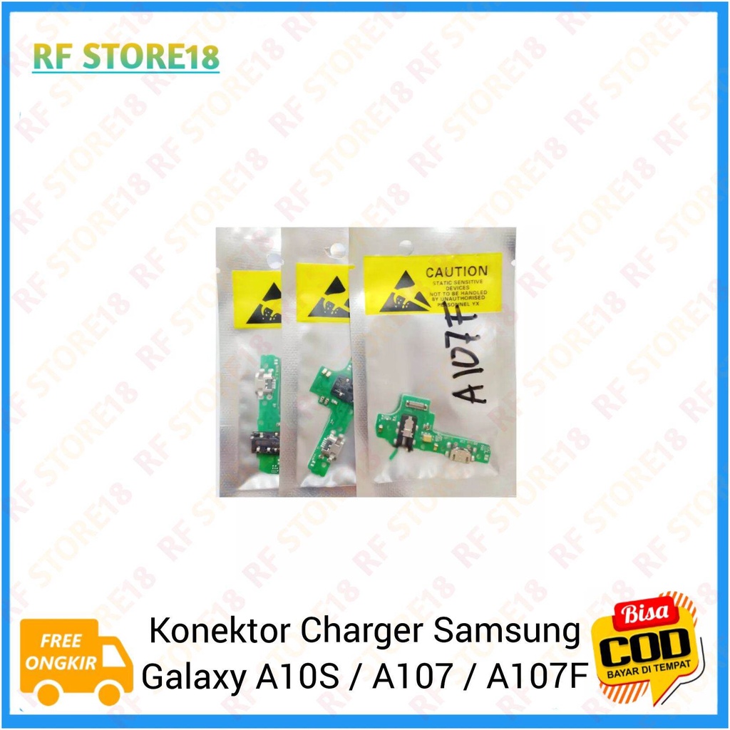 Flexible Charger Con Tc Konektor Charger Samsung Galaxy A10S / A107 / A107F Original 100% Papan Cas 