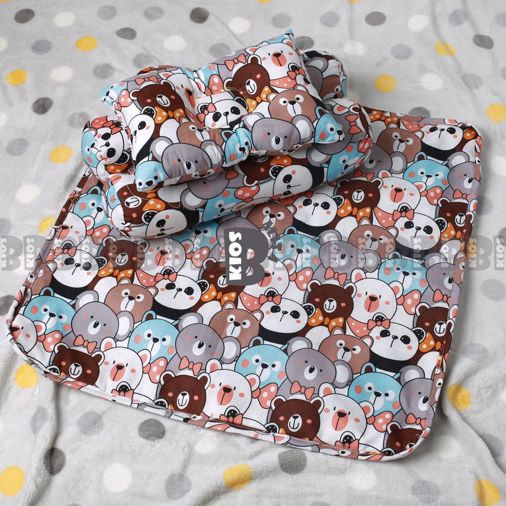 MATRAS PERLAK SET KASUR BAYI / ALAS OMPOL SET BANTAL PEYANG GULING BAYI / KADO PERLENGKAPAN BAYI