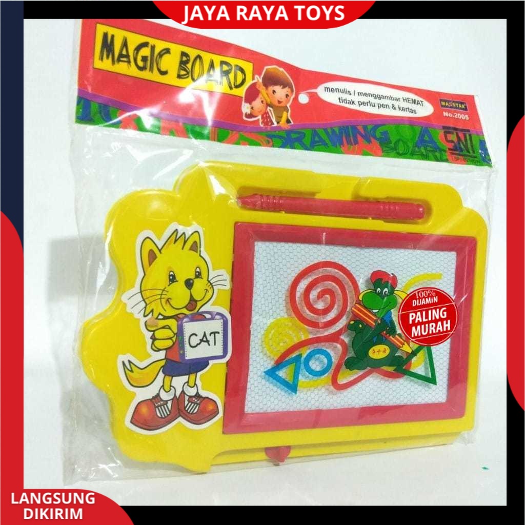 Mainan Anak Drawing Board Magnetic Papan Tulis Magnetik Tulis Model 2005 Edukasi Belajar dan Bermain