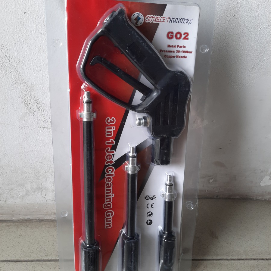 Gun Jet Cleaner 3 in 1 Stick Sprayer High Pressure Stang Jet Cleaner