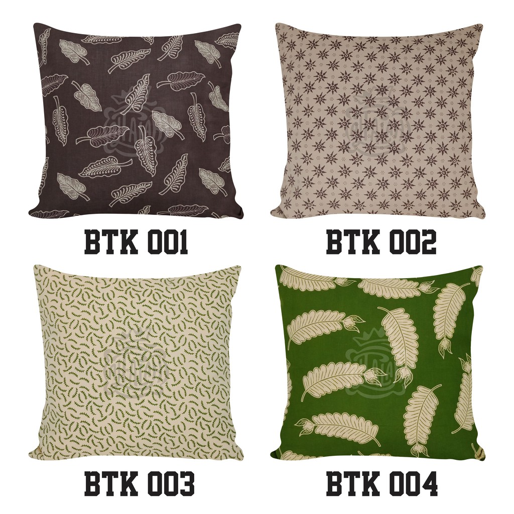 Sarung Bantal Kursi Sofa Motif Ukuran 40x40 cm BATIK Sarung Bantal Kursi Sofa Motif Ukuran 40x40 cm BATIK