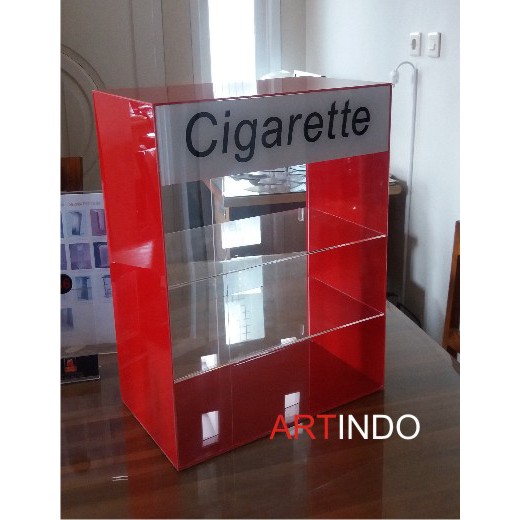 Kotak rokok akrilik TRO1A / kotak rokok akrilik