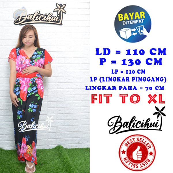 Balicihui Jumpsuit Lufia Jumpsuit Panjang Jumpsuit Wanita Jamsut Jumpsuit Bali Overall Bali