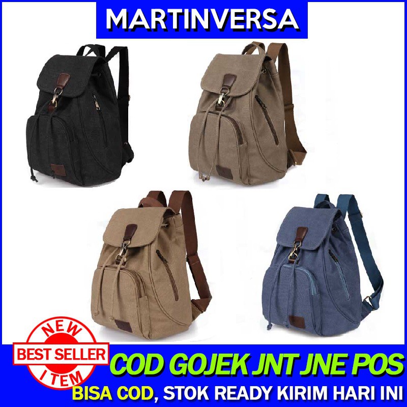 TR5 Tas Ransel Backpack Wanita Kanvas sekolah model korea TR5 Tas Ransel Backpack Wanita Kanvas sekolah model korea