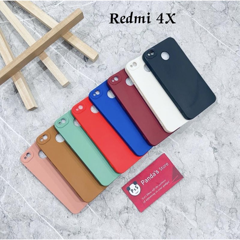 Softcase Pro Camera Redmi 4X Candy Case Full Color 3D Silikon TPU