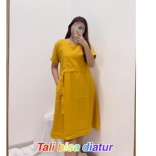 Kekinian - HS DRESS TALI SERUT EFIE/DRESS WANITA