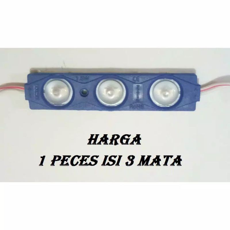 Lampu led modul strip 3 mata led sedang