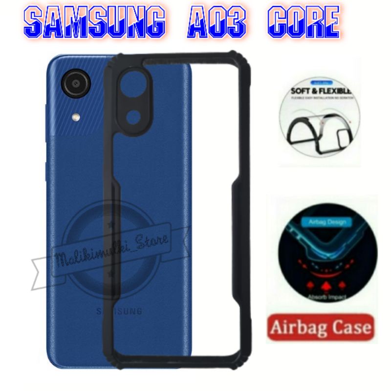 Case Samsung A03 CORE Armor Shockprof Transparant Softcase Cover