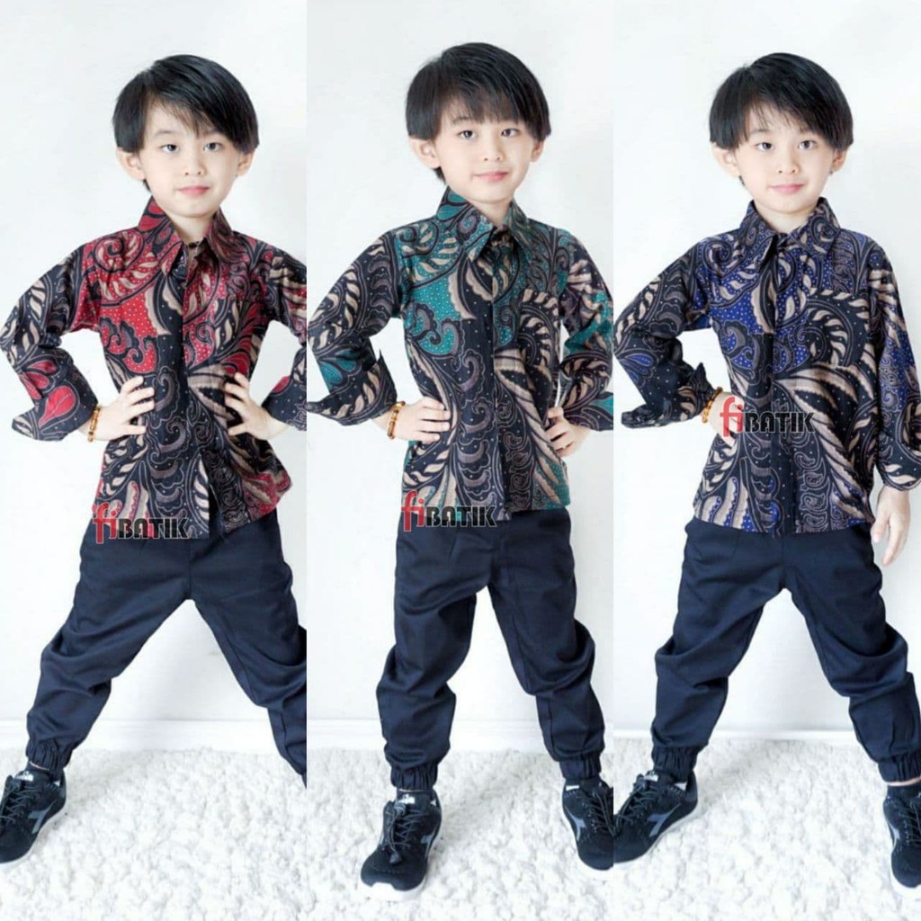 Agen Kemeja Batik Anak Lengan Panjang Usia 1-10th Termurah Dan Berkualitas Tinggi (realpict) Dengan Poto jzqBoMse0NkGBq