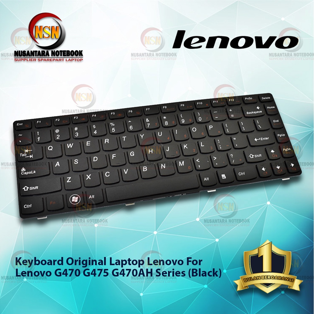 Keyboard Laptop Lenovo G470 G475 G470AH Series