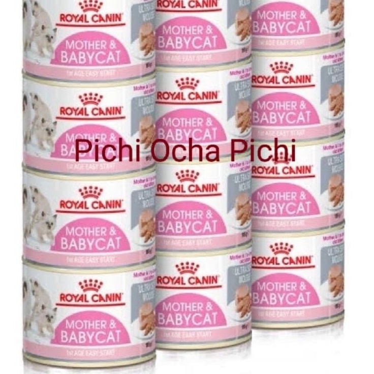 Royal canin mother and baby Cat kaleng can wet food makanan basah 195 gr