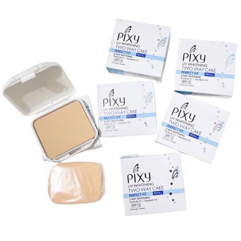 REFILL PIXY UV WHITENING TWO WAY CAKE / BEDAK REFILL PIXY / KOSMETIK WAJAH