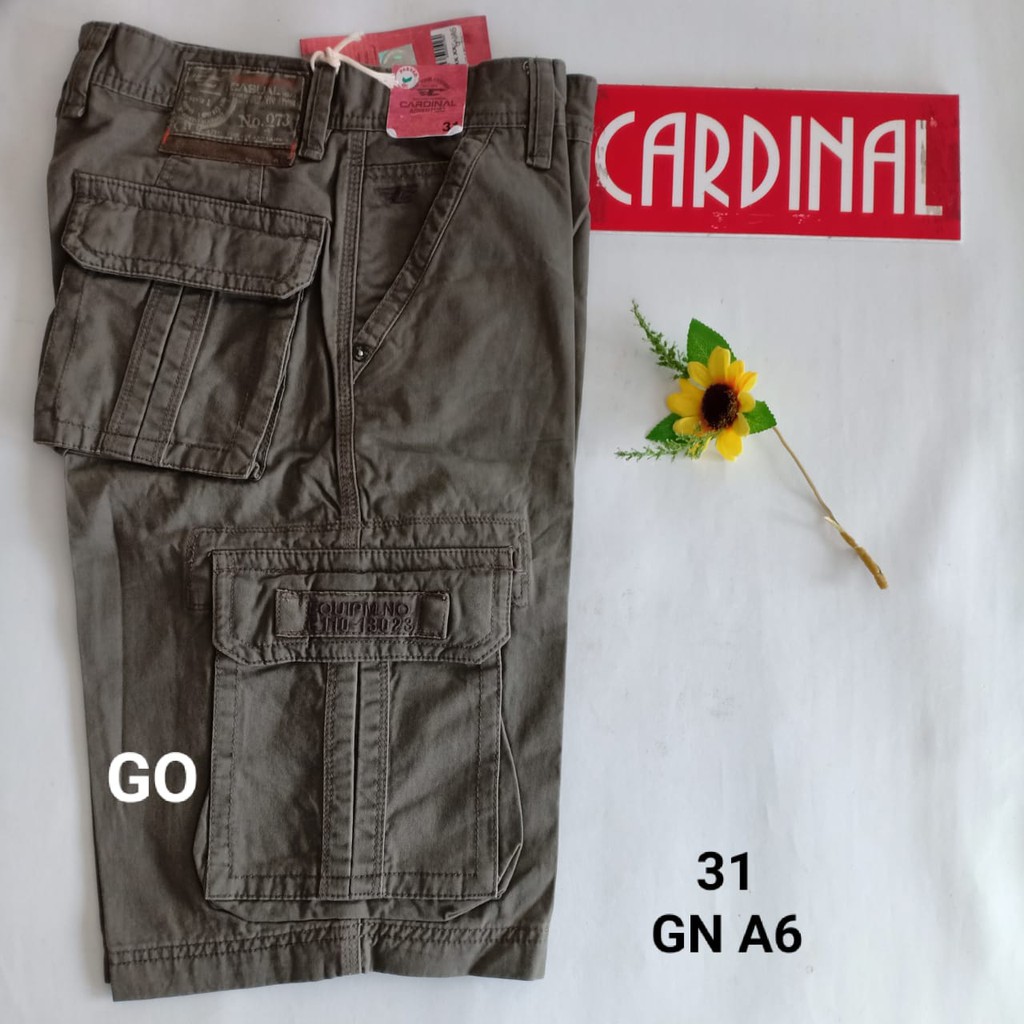 gos 31-KPL 2 CARDINAL KEMPOL CASUAL Celana Pendek Cowok Celana Kempol Fashion Pria Brand Kekinian
