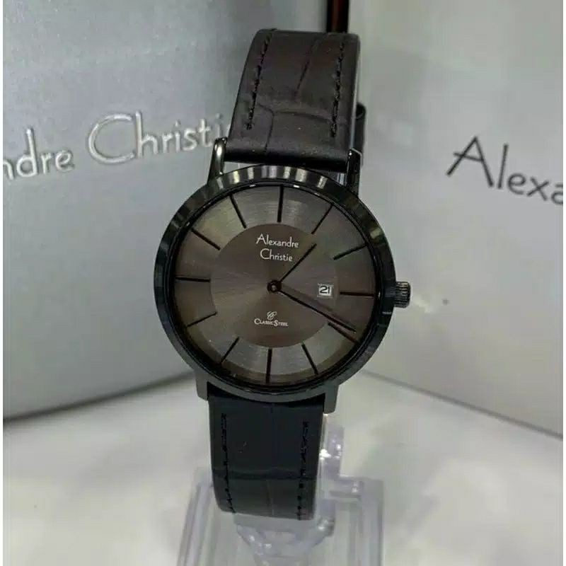 jam tangan alexandre christie ac8599 kulit cewek/wanita original