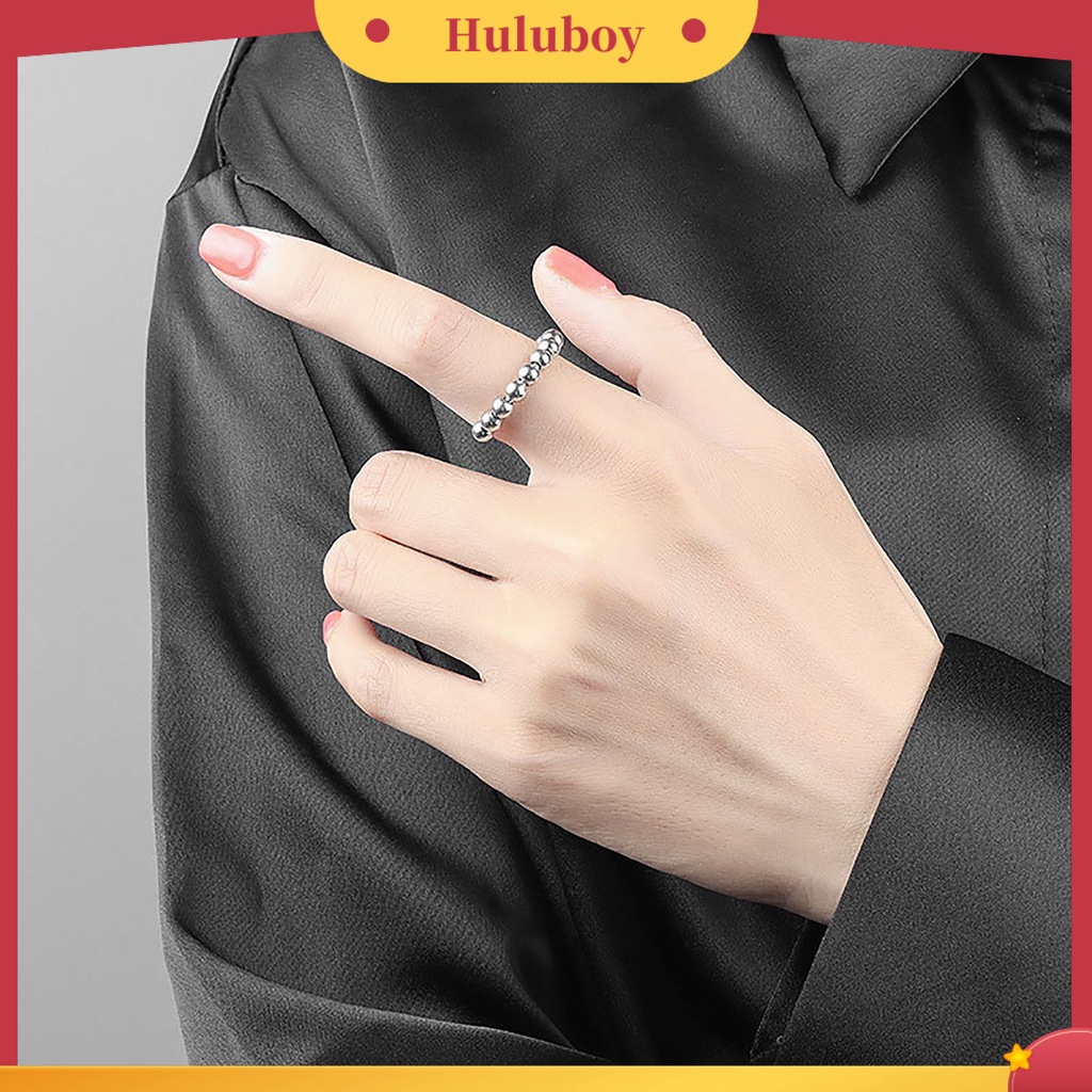 Hu Hu Hu Hu Hu Alat Bantu Pasang Kacamata♡ Cincin Bahan Alloy Warna Solid Untuk Pria Dan Wanita