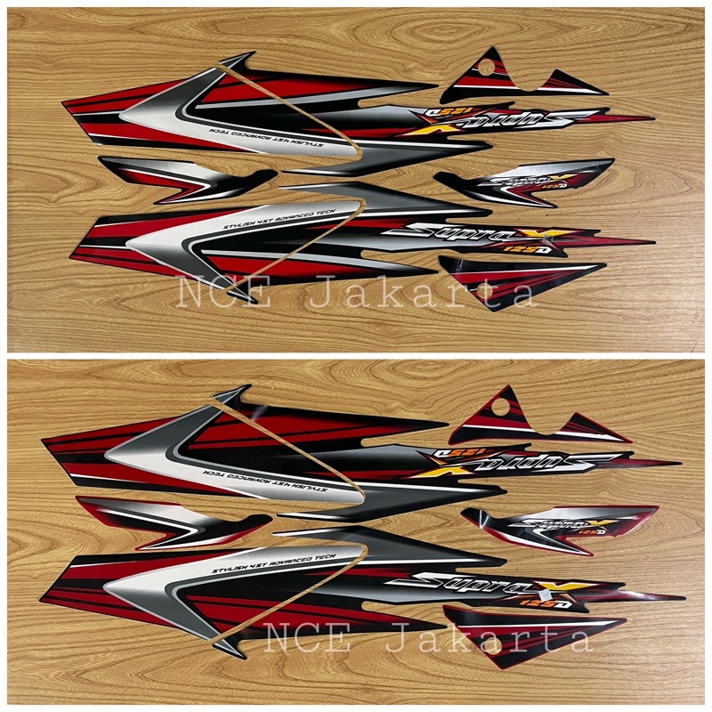 STIKER STRIPING SUPRA X 125 D 2006