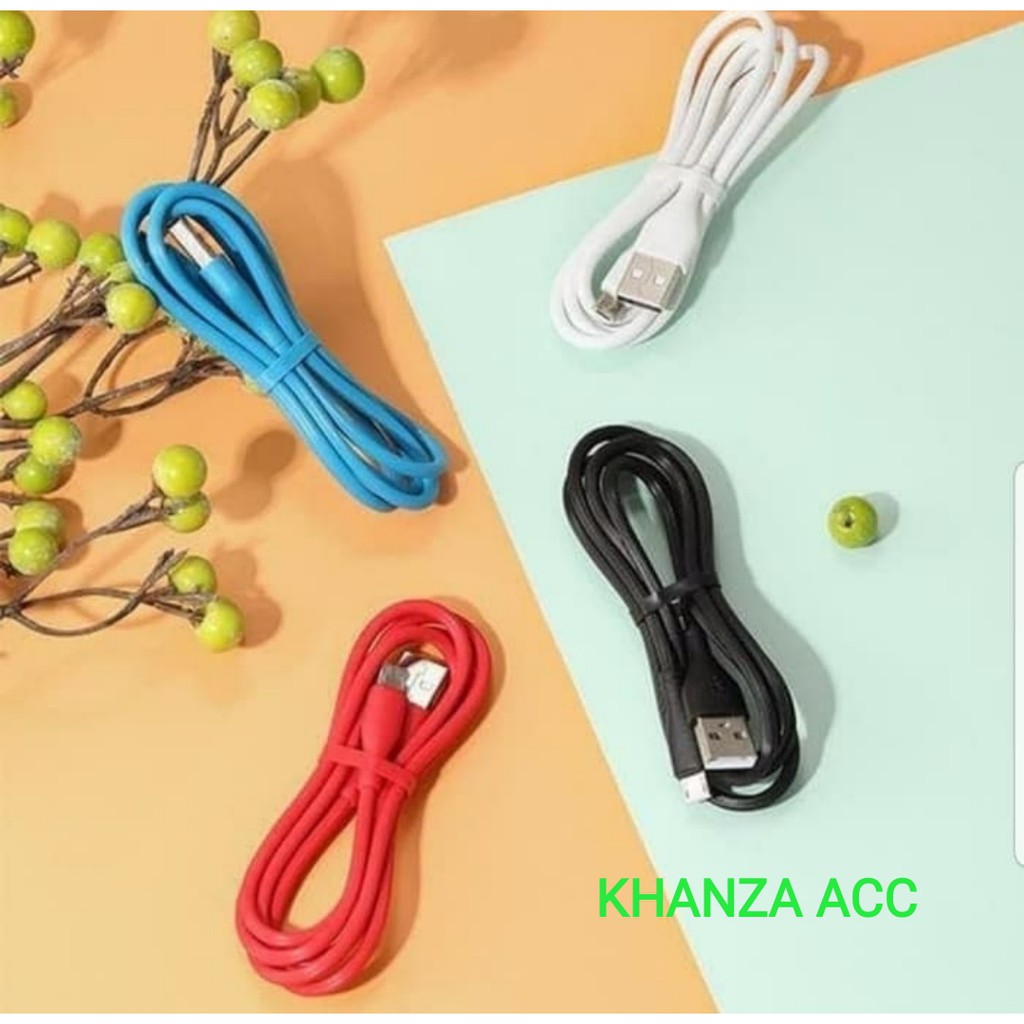 KHANZAACC KABEL DATA Robot RT-CD100 Micro USB Cable Colorful  (ECER SATUAN)