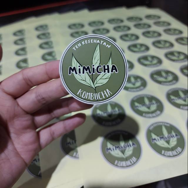 

Stiker Label Kemasan / Label Makanan / Label Minuman / label Produk bahan Cromo UKURAN A3 Min. 3 lbr