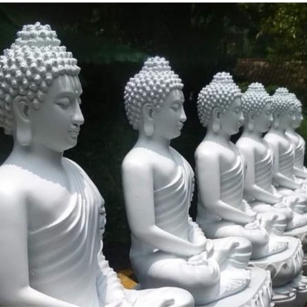 Patung - Rupang / Patung Buddha Resin Fullcolor Tinggi 35 Cm