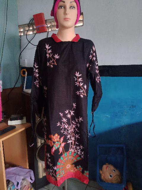 Bisa Cod Ready Xxl - Baju Batik Wanita Termurah Tunik Motif Kipas - Batik Ifa