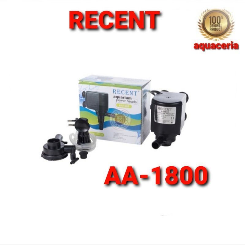 pompa celup aquarium recent 1800 power head mesin celup aquarium