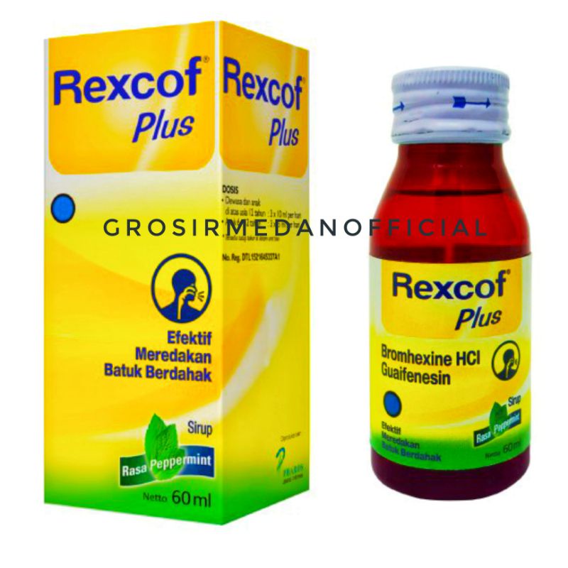 REXCOF PLUS PEPPERMINT - OBAT BATUK 60 ML