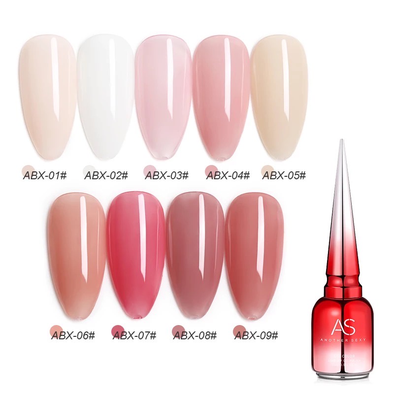 [FLASHES] AS ABX NAILS POLISH GEL 15ML KUTEK GEL  SOAK OFF UV GEL