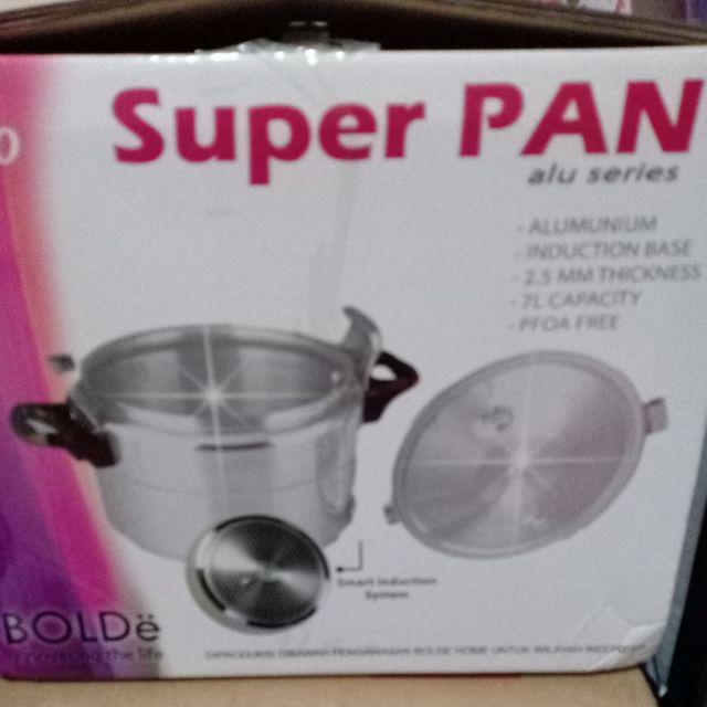 Bolde Panci Presto Super Pan 7 L - Panci Pressure Cooker Alu Series