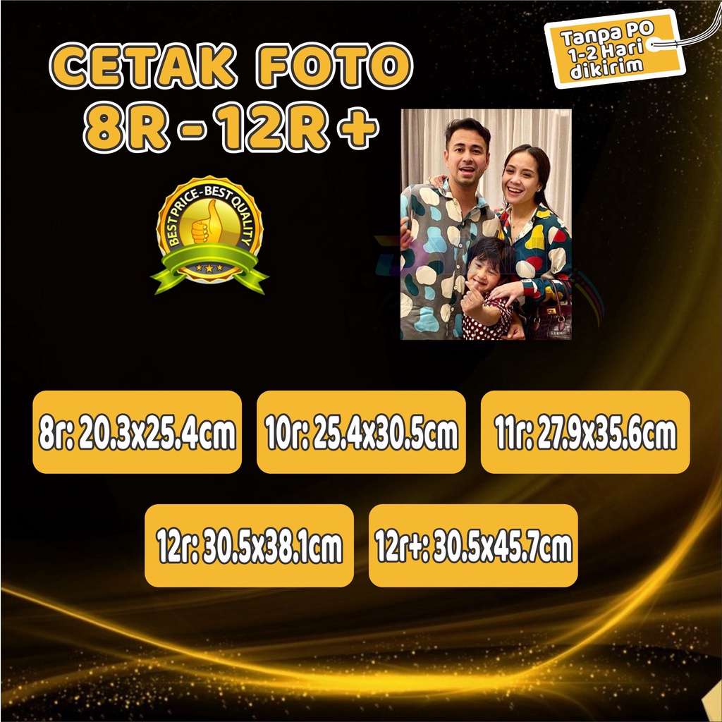 CETAK FOTO UKURAN 8R SAMPAI 12R+ ANTI LUNTUR,AWET ,BISA COD/BAYAR DITEMPAT