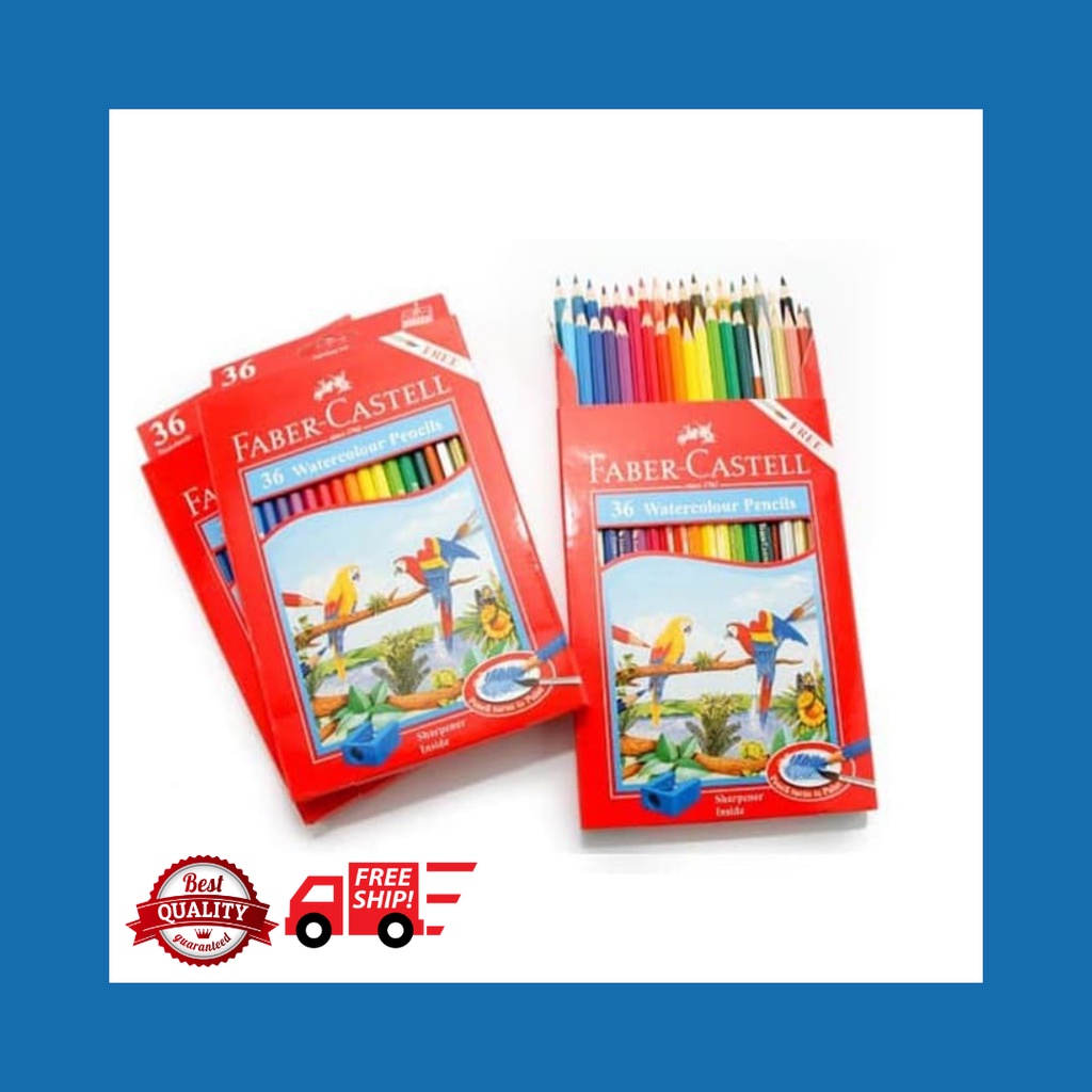 

PENSIL WARNA 36L FABER CASTELL WATER COLOUR 114466