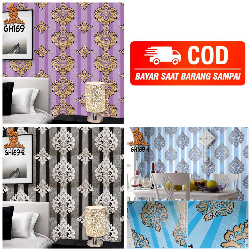 Wallpaper dinding kamar tidur anak wallpaper stiker dinding rumah 45cm x 8M / Wallpaper dinding 3d 45cm x 8M Gh169