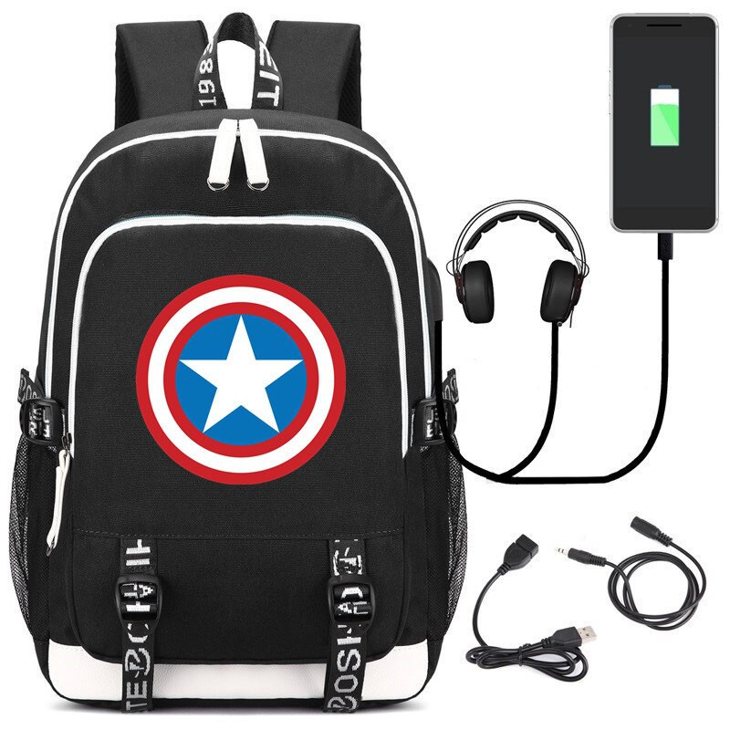 captain america laptop backpack