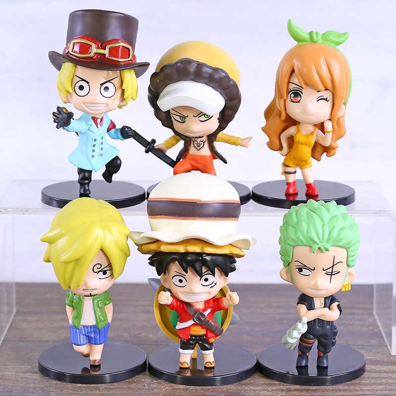 Figure Anime Onepiece Movie Stampede Luffy Zoro set of 6pcs