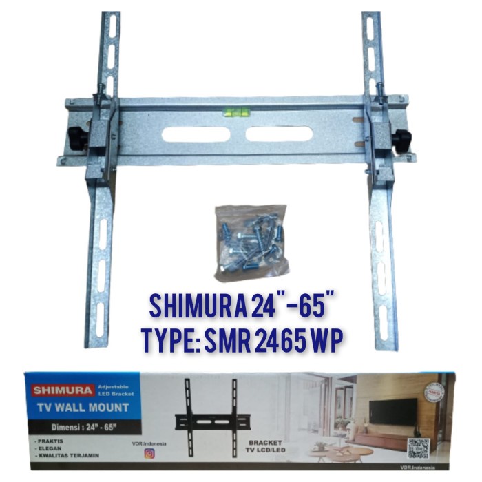 Breket TV Shimura 24-65 inch SMR2465WP HITAM