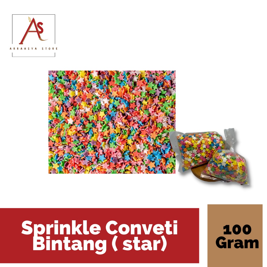 

Springkle Bintang / Hiasan Kue / Icing Sugar 100 Gr / 50 Gr / 25 Gr