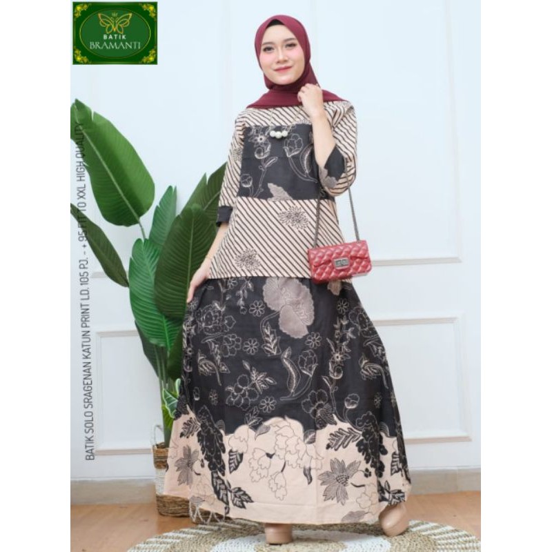 setelan rok batik